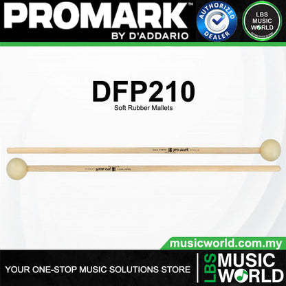 ProMark Dan Fyffe Xylophone and Bells Series Rubber Mallets (DFP210 DFP230 DFP250)