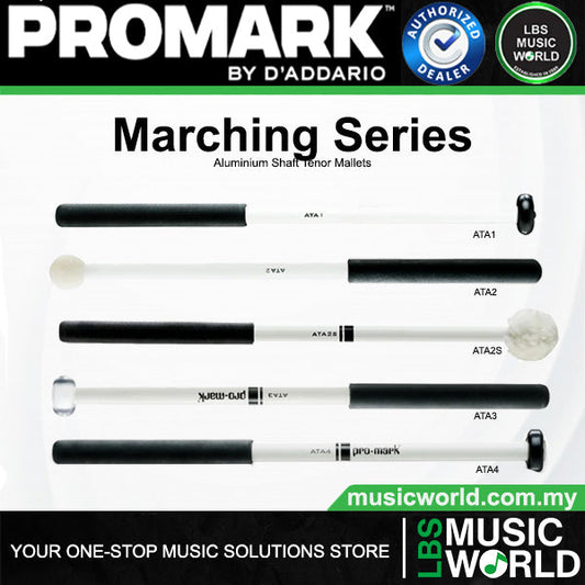 ProMark Marching Series Aluminium Shaft Tenor Mallets (ATA1 ATA2 ATA3 ATA4 ATA2S)