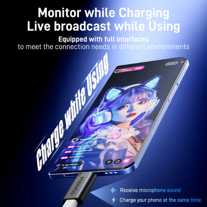 Maono DM40 PRO Wireless USB-C Mic Condenser Microphone with Desktop Stand