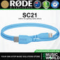 Rode SC21 USB-C to Lightning Accessory Cable 30cm Connect with WFi Certified Microphone