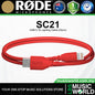Rode SC21 USB-C to Lightning Accessory Cable 30cm Connect with WFi Certified Microphone