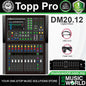 Topp Pro DM20.12 20 Channel Digital Mixer Console with 7 Inch Touch Screen