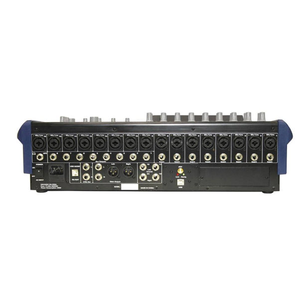 Topp Pro T2208 16 Channel Digital Mixer Console with 7 Inch Touch Screen