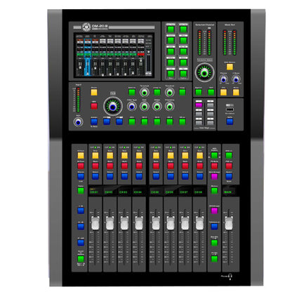 Topp Pro DM20.12 20 Channel Digital Mixer Console with 7 Inch Touch Screen