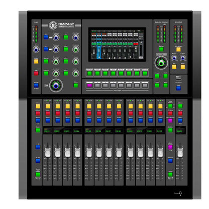 Topp Pro DM24.12 24 Channel Digital Mixing Console with 7 Inch Touchscreen