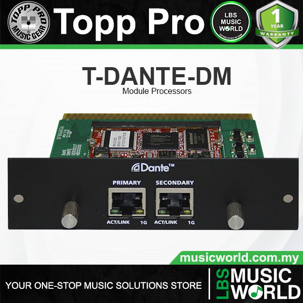 Topp Pro T-DANTE-DM Dante Expansion Card for DM Series