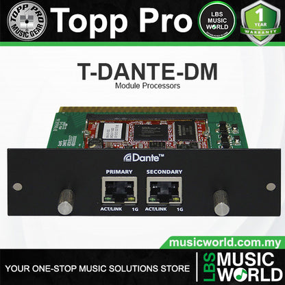 Topp Pro T-DANTE-DM Dante Expansion Card for DM Series
