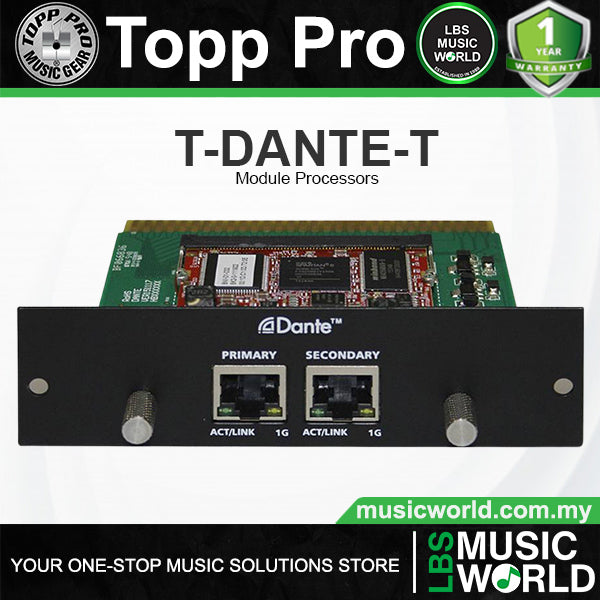 Topp Pro T-DANTE-T Dante Expansion Card for T Series