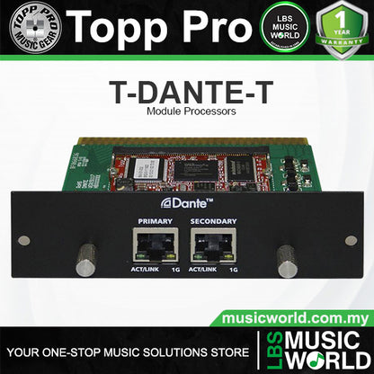 Topp Pro T-DANTE-T Dante Expansion Card for T Series