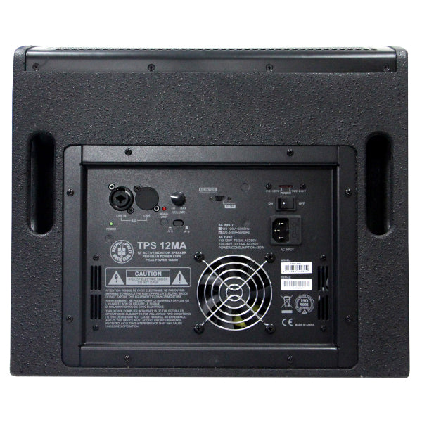 Topp Pro TPS 12MA 12 Inch 1660 Watt Active 2 Way Stage Monitor Speaker