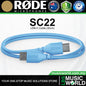 Rode SC22 USB-C to USB-C Cable 30cm for Microphone and Devices