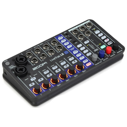 Zoom LiveTrak L6 10 Channel Compact Digital Mixer and Multitrack Recorder Audio Interface
