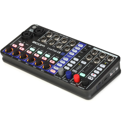 Zoom LiveTrak L6 10 Channel Compact Digital Mixer and Multitrack Recorder Audio Interface