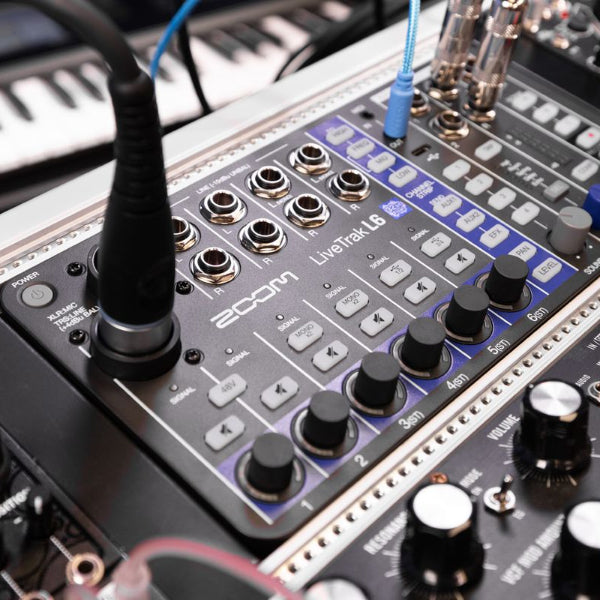 Zoom LiveTrak L6 10 Channel Compact Digital Mixer and Multitrack Recorder Audio Interface