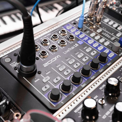 Zoom LiveTrak L6 10 Channel Compact Digital Mixer and Multitrack Recorder Audio Interface