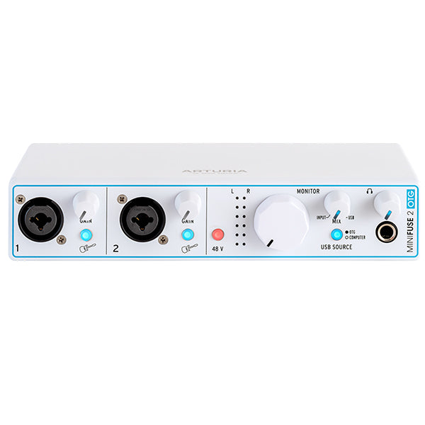 Arturia MiniFuse 2 OTG USB C Dual Audio Interface with Software Suite Included