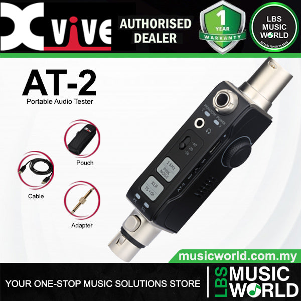 Xvive AT-2 Audio Tester Pro 5 in 1 Signal Generator and XLR Cable Checker (AT2)