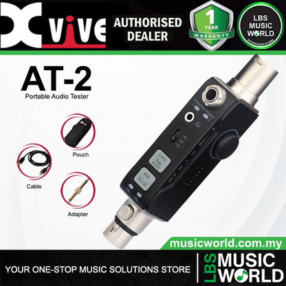 Xvive AT-2 Audio Tester Pro 5 in 1 Signal Generator and XLR Cable Checker (AT2)