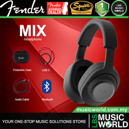 Fender Audio MIX Wireless Monitor Hybrid Active Noise Cancelling Headphones