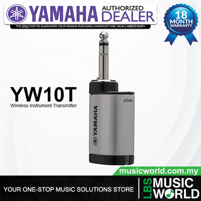 Yamaha YW10T 24 bit Digital Wireless Instrument Transmitter with Rechargeable Battery