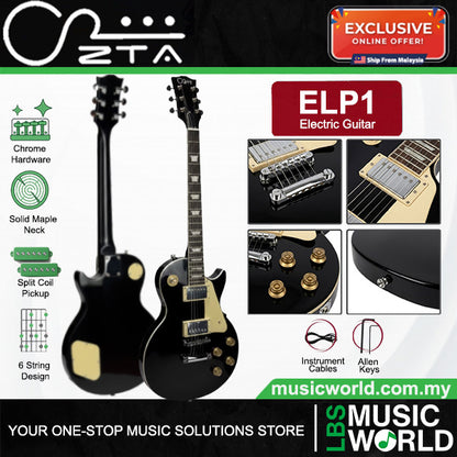 ZTA ELP1 Les Paul Electric Guitar Package with Amplifier Bundle Set