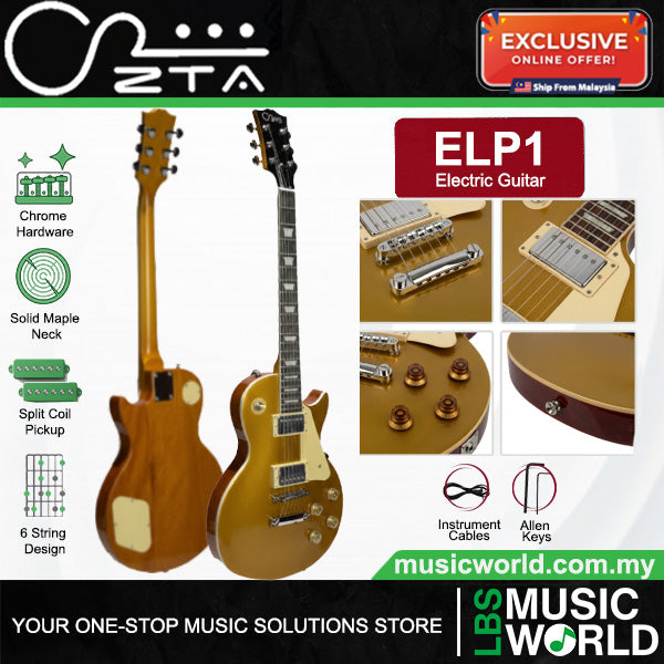 ZTA ELP1 Les Paul Electric Guitar Package with Amplifier Bundle Set