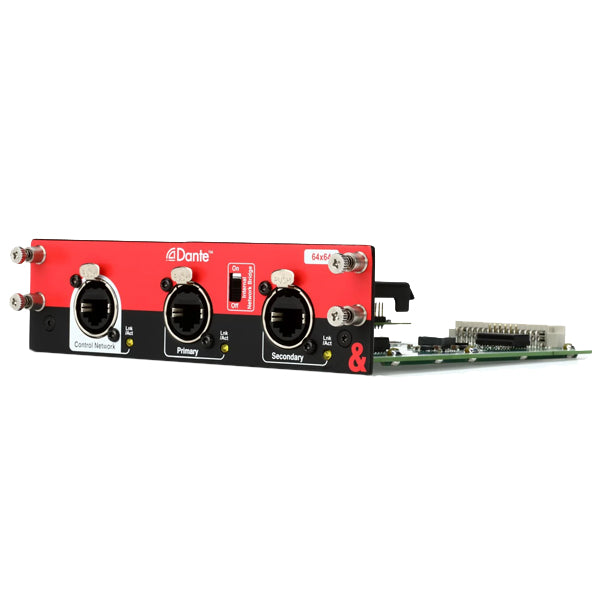 Allen & Heath Dante 64×64 64 Channel Dante Option Card for dLive and Avantis Consoles
