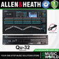Allen & Heath QU-32 32 Channel Digital Mixer With Full Colour Touchscreen - Chrome Edition