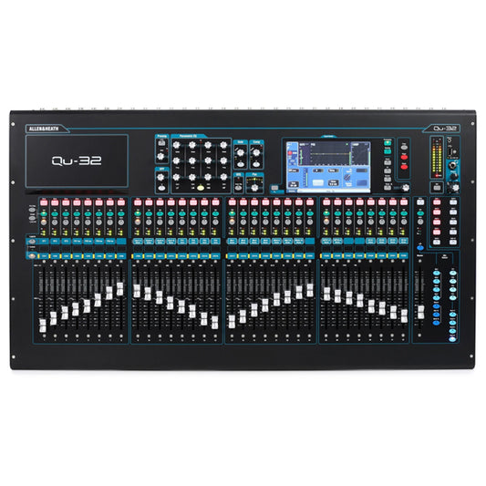 Allen & Heath QU-32 32 Channel Digital Mixer With Full Colour Touchscreen - Chrome Edition