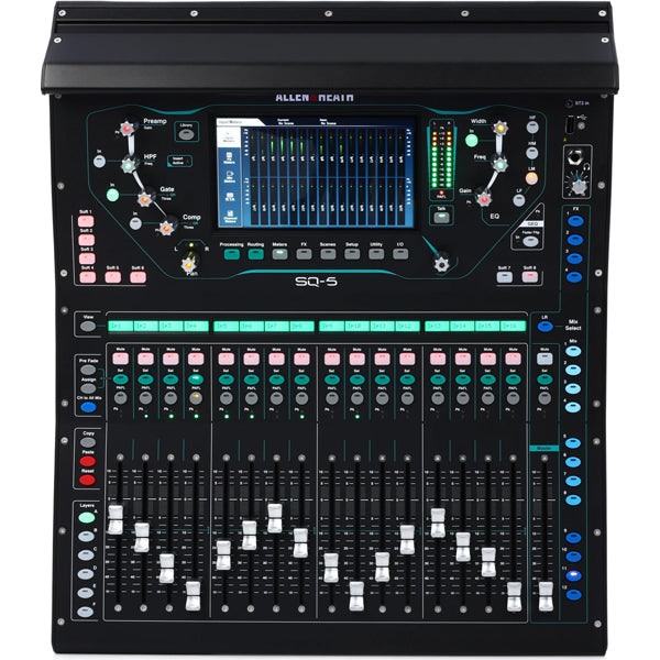 Allen & Heath SQ-5 48-Channel Compact Digital Mixer With 7 Inch Touchscreen (SQ5 SQ 5)
