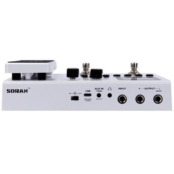 SORAN Dual Stomp Pedal Amp Modeling Multi Effects Electric Guitar And Bass Processor