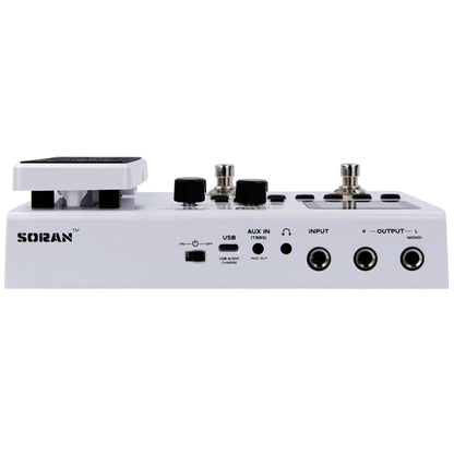 SORAN Dual Stomp Pedal Amp Modeling Multi Effects Electric Guitar And Bass Processor