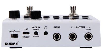 SORAN Dual Stomp Pedal Amp Modeling Multi Effects Electric Guitar And Bass Processor
