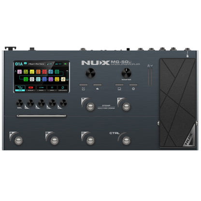 Nux MG-50Li Amp Modeler Multi Effects Electric Guitar Processor Pedal (MG50Li)