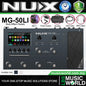 Nux MG-50Li Amp Modeler Multi Effects Electric Guitar Processor Pedal (MG50Li)