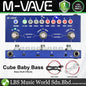 M-VAVE Cube Baby Compact Multi Effects Pedal with Rechargeable Battery for Acoustic Electric Bass Guitar (CubeBaby)