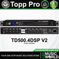 Topp Pro TD500.4DSP V2 500 Watt 4 Channel Power Amplifier with DSP Control