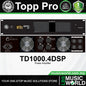 Topp Pro TD1000.4 DSP 1000 Watt 4 Channel Power Amp Amplifier Built in DSP Processing
