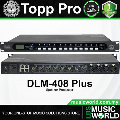 Topp Pro DLM-408 Plus 4 In 8 Out Digital Management System Modules Processor (DLM408)