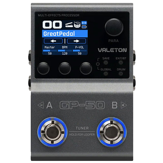 Valeton GP-50 Multi Effects Processor SnapTone And IR Loader (GP50)