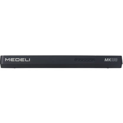 Medeli MK110 61 Keys Portable Keyboard Complete Package with Original Adapter - Black