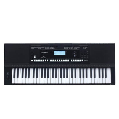 Medeli MK300 61 Keys Portable Keyboard Complete Package With Music Rest - Black