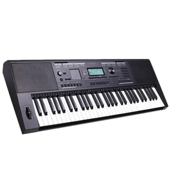 Medeli MK401 61 Keys Portable Keyboard Full Complete Package with Touch Response - Black