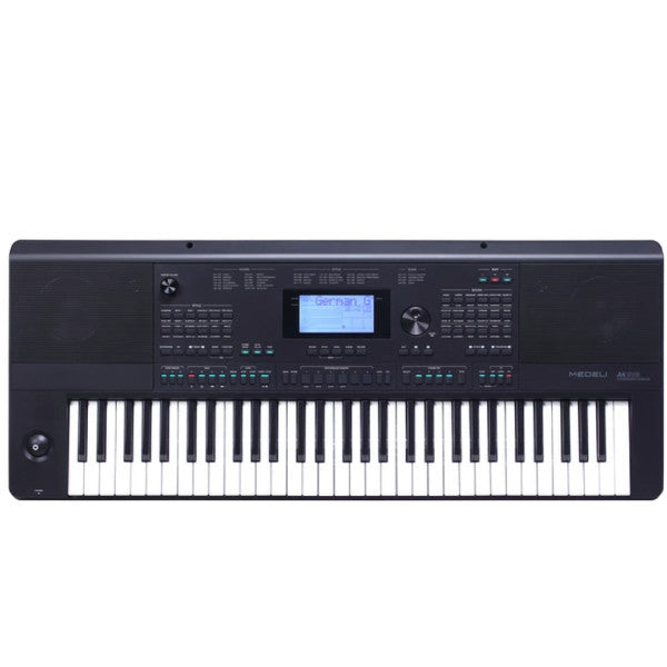 Medeli AK603 61 Keys Professional Arranger Workstation Keyboard with Complete Full Package - Black