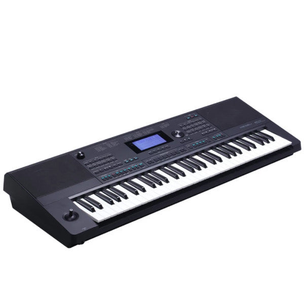 Medeli AK603 61 Keys Professional Arranger Workstation Keyboard with Complete Full Package - Black