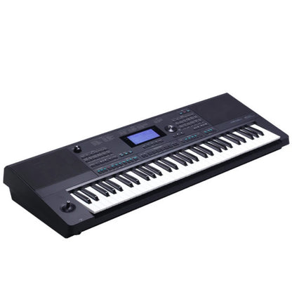 Medeli AK603 61 Keys Professional Arranger Workstation Keyboard with Complete Full Package - Black