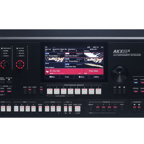 Medeli AKX10S 61 Key Professional Arranger Keyboard with Full Package - Black