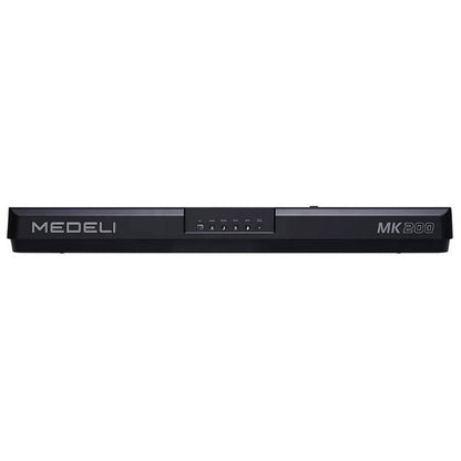 Medeli MK200 61 Keys Portable Keyboard Complete Package with Original Adapter  - Black