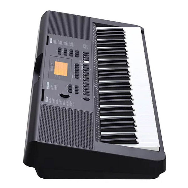 Medeli MK200 61 Keys Portable Keyboard Complete Package with Original Adapter  - Black
