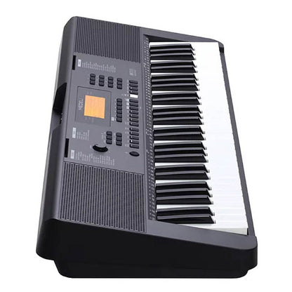 Medeli MK200 61 Keys Portable Keyboard Complete Package with Original Adapter  - Black